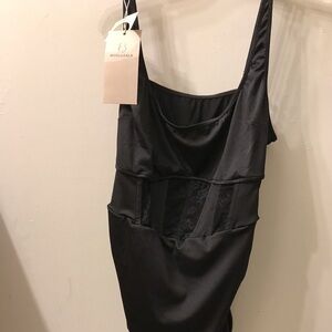 Bvoluzala Black Slip Dress